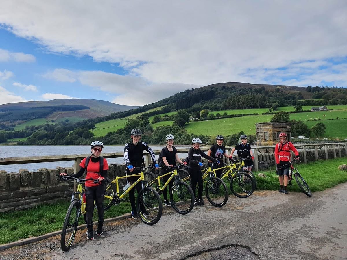 Cadets mountain biking