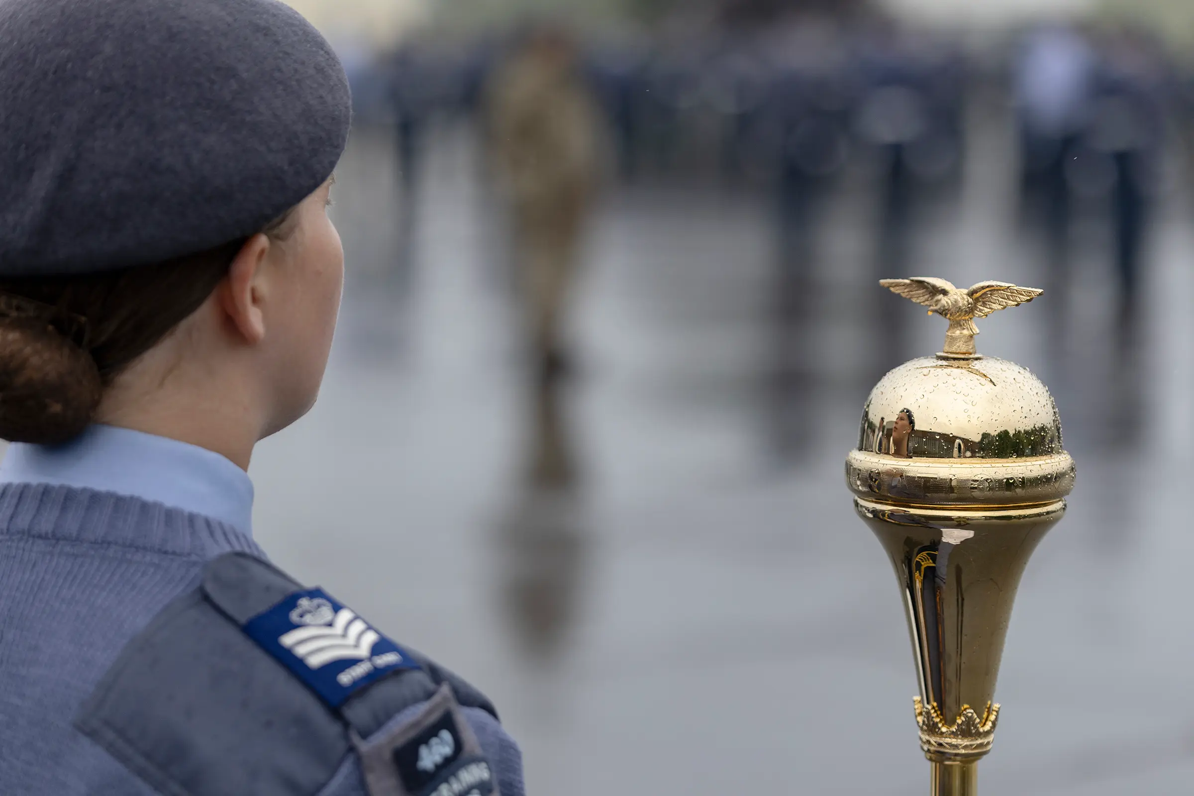 Cadets participating in ceremonial events