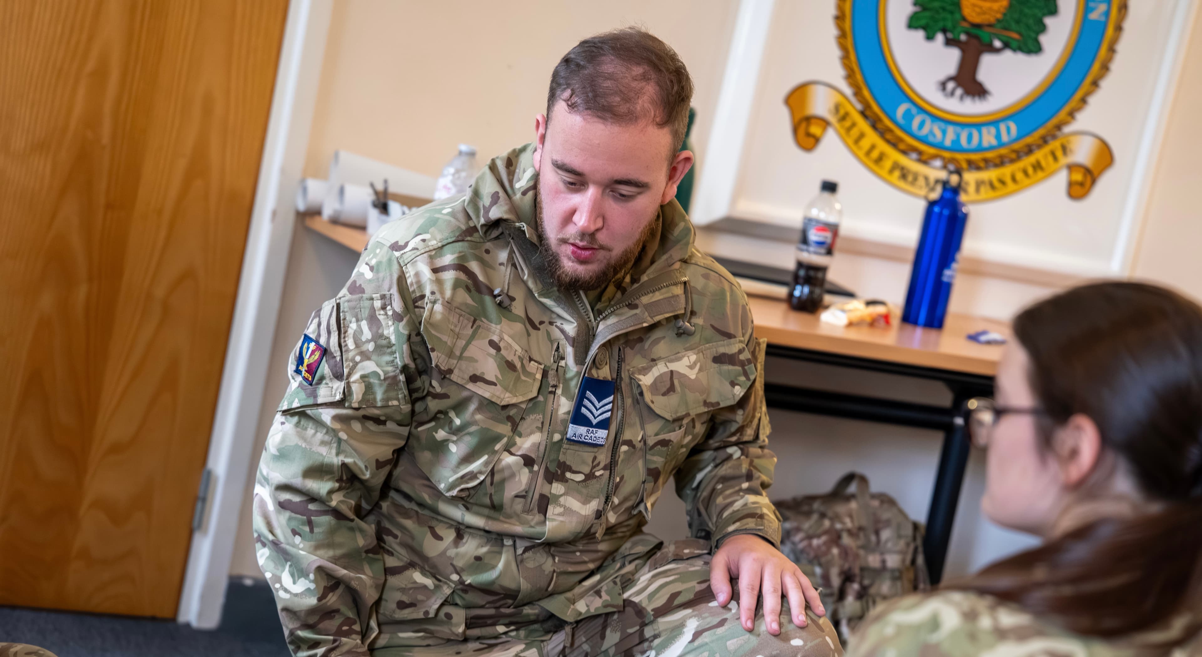 485 Squadron cadets and volunteers